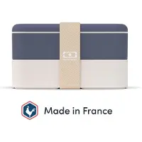 Monbento Boite MonbentoMB Original Bleu Natural Made in France