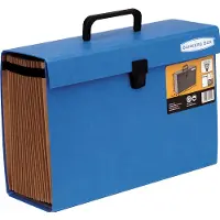 Fellowes Dossier Organisateur Accordéon Fellowes Bleu - 5 Unités (25 x 36,2 x 12,4 cm)