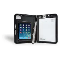 Wedo Organiseur tablette ELEGANCE , format A4, similicuir/nylon, noir