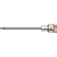 Wera 8740 C HF Douille à embout Zyklop à emmanchement 1/2" avec fonction de retenue, 5 x 140 mm