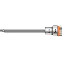 Wera 8767 C HF TORX Embouts à douille TORX HF Zyklop à emmanchement 1/2" avec fonction de retenue, TX 30 x 140 mm