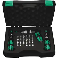 Wera 7440/41/42 Jeu de tournevis dynamométriques Kraftform 0,3-6,0 Nm, 27 pièces