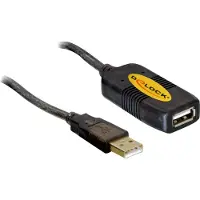 DeLOCK 82446 câble USB USB 2.0 10 m USB A Noir