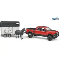 Bruder Spielwaren Voiture - RAM 2500 av. Remorque pour chevaux et chevaux - - - UneTaille - Voiture