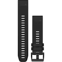 Garmin Bracelet en Cuir Noir 22 mm