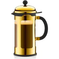 Bodum - 11172-17 - Chambord - Cafetière À Piston - Avec Bec Verseur - 1 L - Or
