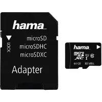 Hama Carte M.sdxc 64Gb Cl.10 80Mb +Ad
