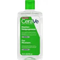 CeraVe Eau Micellaire Nettoyante Visage et Yeux pour les Peaux Normales à Sèches 295ml 295 ml Eau Pour Le Visage