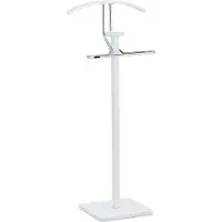 Merkloos dressboy avec porte-pantalon - 109,5 x 47 x 30 cm - chambre à coucher - jusqu'à 10 kg - blanc