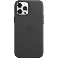 Apple iPhone 12 Pro Max Back Cover avec MagSafe Cuir Noir