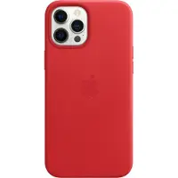 Apple iPhone 12 Pro Max Back Cover avec MagSafe Cuir RED
