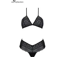 Passion Ensemble Bikini Dentelle Éco Kerria - (noir)