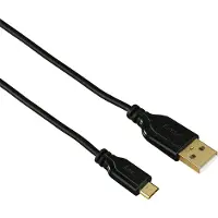 Hama CABLE MIC.USB 2 ANTI-TORS.-A/µB 0,75M