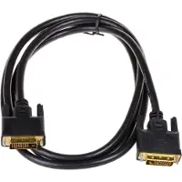 Akyga AK-AV-06 Câble DVI 1,8 m DVI-D Noir - Câbles DVI (1,8 m, DVI-D, DVI-D, Mâle, Mâle, Noir)