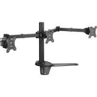 Equip Support d'écran de bureau 13-27 bras double supporte 3 moniteurs standard vesa jusqu'à 8 kg