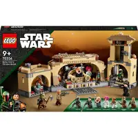 LEGO 75326 Star Wars Boba Fett Salle du trône avec le palais de Jabba et 7 minifigures