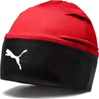 Puma Unisexe, Bonnet, Liga, Rouge, Noir, (Taille unique)