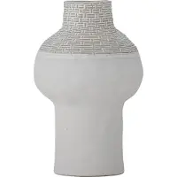 Bloomingville Iyore Vaas | Blanc | Grès | 82057503