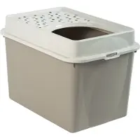 Rotho Litière pour chat Berty Eco, couleur cappuccino