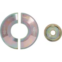 Ks Tools Kit d'adaptation outil de montage (moyeu de roue / roulement de roue) 150.2144 acier 2500g
