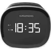 Grundig Sonoclock 2000 Réveil Noir / Tuner FM / Fonction réveil / Fonction Veille