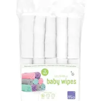 Bambino Mio Lingettes Pour Bébé Lavables En Coton X10 - Blanc