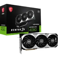 MSI VENTUS RTX 4080 16GB 3X OC NVIDIA GeForce RTX 4080 16 Go GDDR6X