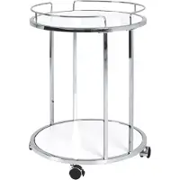 Haku Table d'appoint | Ø45 cm x 60 cm | Blanc