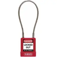 ABUS Cadenas avec clé à fermeture identique, aluminium, anse Ø 7mm x 40mm