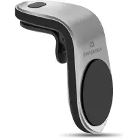 Swissten Support magnétique, Support pour smartphone, Argent, Gris
