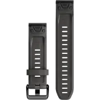 Garmin Bracelet QuickFit en silicone - Connexion 20 mm - Graphite