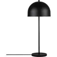Opviq , lampe de table moderne avec structure en métal, noire, 58 cm de hauteur, 24 cm de diamètre | 2 douilles E14, IP20, câble de 2,5 m avec interrupteur | Design scandinave élégant.