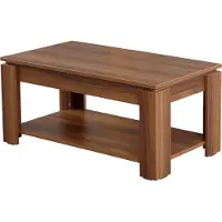 Skye Decor , étagère - noyer, table basse, noyer, panneaux de particules 100 % mélaminés, 104 x 56 x 47 cm