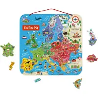 Janod Cartes magnétiques Europe version italienne Multicolore 7-12 Months Multicolore 7-12 Months