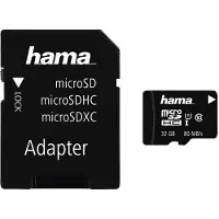 Hama Carte M.sdhc 32Gb Cl.10 80Mb +Ad