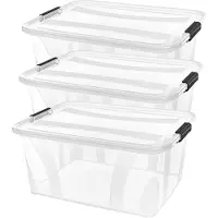 Siena Home Boîte de rangement Anzio 21 l, lot de 3