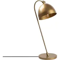 Opviq , lampe de table haut de gamme en métal, dorée, 18 x 26 x 54 cm | IP20, douille E14, 40 W max. | Design élégant pour les intérieurs modernes et les hôtels, câble de 200 cm.