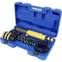 Ks Tools Jeu d'outils pour douilles fendues pour silentblocs, 19 pièces ( 460.1705 )