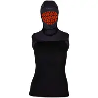 Apeks Thermiq Hooded 4/3 Mm Hooded Thermal Vest Noir S Femme