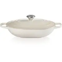 Le Creuset Oblong, Poêle + casserole, Blanc