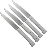 Opinel FACETTE couteau de table blanc set de 4 pièces