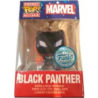 Funko POP! Funkcja POP! - Kluczowy brelok Marvel witeczny Czarna Pantera - Ekskluzywna edycja