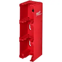 Milwaukee Porte Batterie - - M18 Packout - Rouge - 10,2 x 10 x H33 cm - Mixte