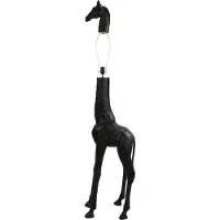 Light & Living - lampadaire - Giraffe - noir - plastique - luminaire individuel - E27 - 1729612
