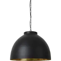 Light & Living Lampe suspendue Ø60x42 cm KYLIE X-large noir/or