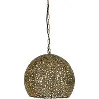 Light & Living Lampe pendante orientale Sinula Ø 39cm - laiton