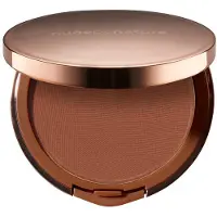 Nude by Nature Flawless Pressed Powder Foundation fond de teint compact poudré teinte C8 Chocolate 10 g