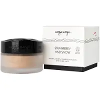 Uoga Uoga Fond de teint poudre Naturale avec Ambre SPF 15, 636 Fraise et Neige (10 g)