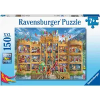 Ravensburger 12919 XXL Blick in die Ritterburg Puzzle 150 Teile
