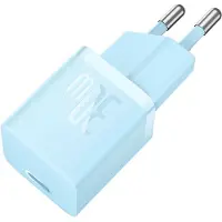 Baseus INCARCATOR retea Mini, GaN5 Fast Charger 30W, 1 x USB Type-C 5V/3A, albastru "CCGN070603" - 6932172624453